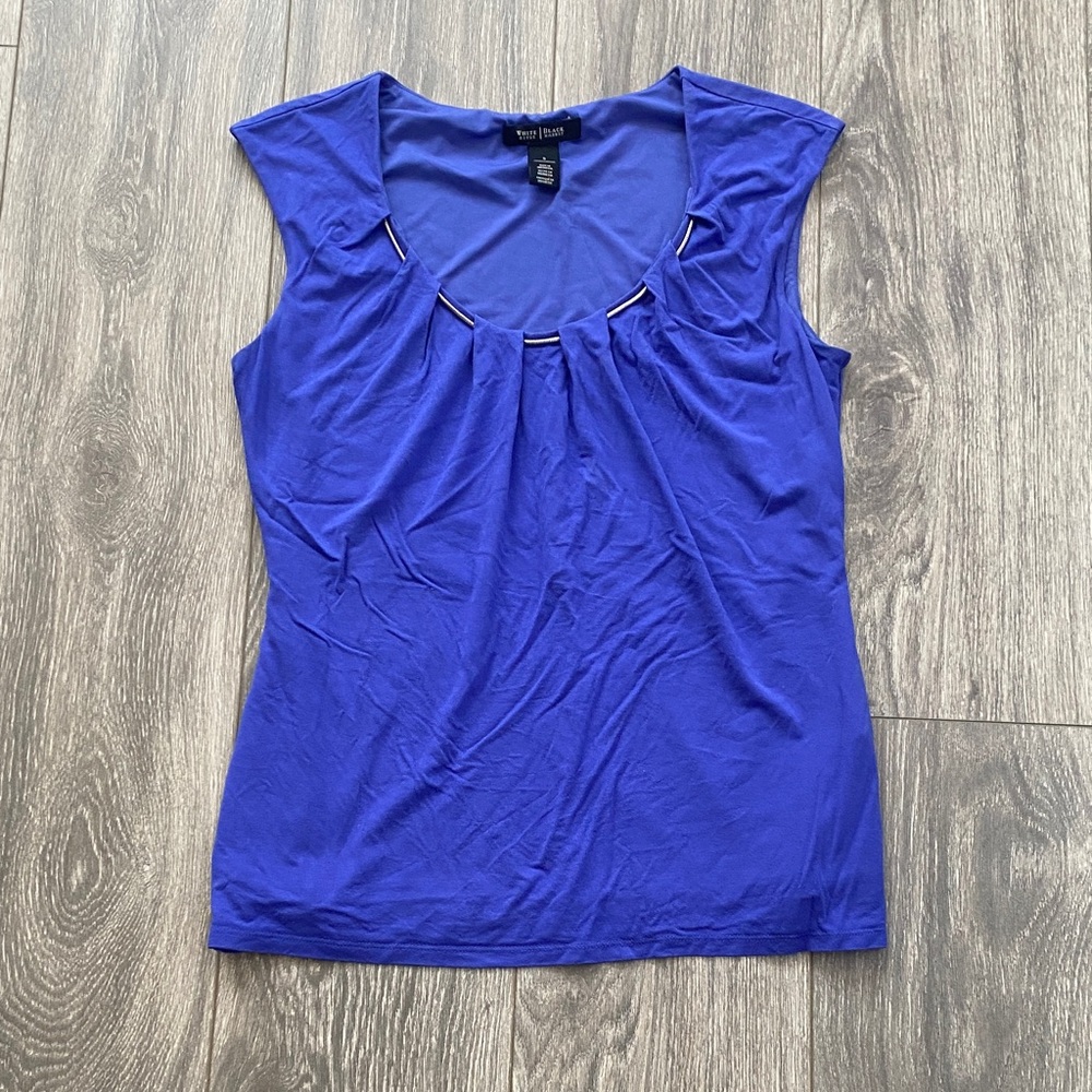White House Black Market - Blue/Purple Tank Top Blouse - Size S